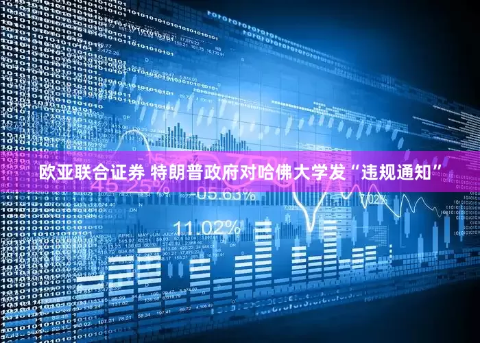 欧亚联合证券 特朗普政府对哈佛大学发“违规通知”