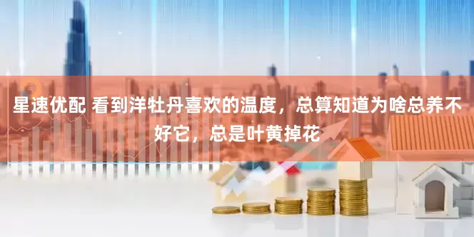 星速优配 看到洋牡丹喜欢的温度，总算知道为啥总养不好它，总是叶黄掉花