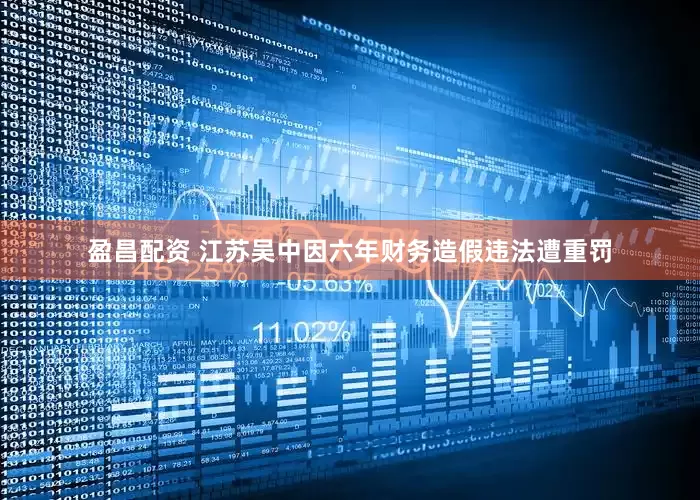盈昌配资 江苏吴中因六年财务造假违法遭重罚