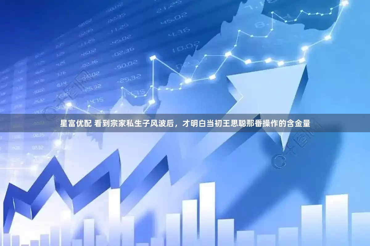 星富优配 看到宗家私生子风波后，才明白当初王思聪那番操作的含金量